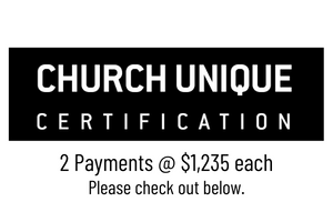 2022 Church Unique Certification - 2