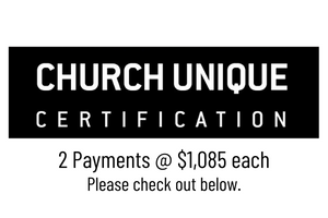 2022 Church Unique Certification - 2B